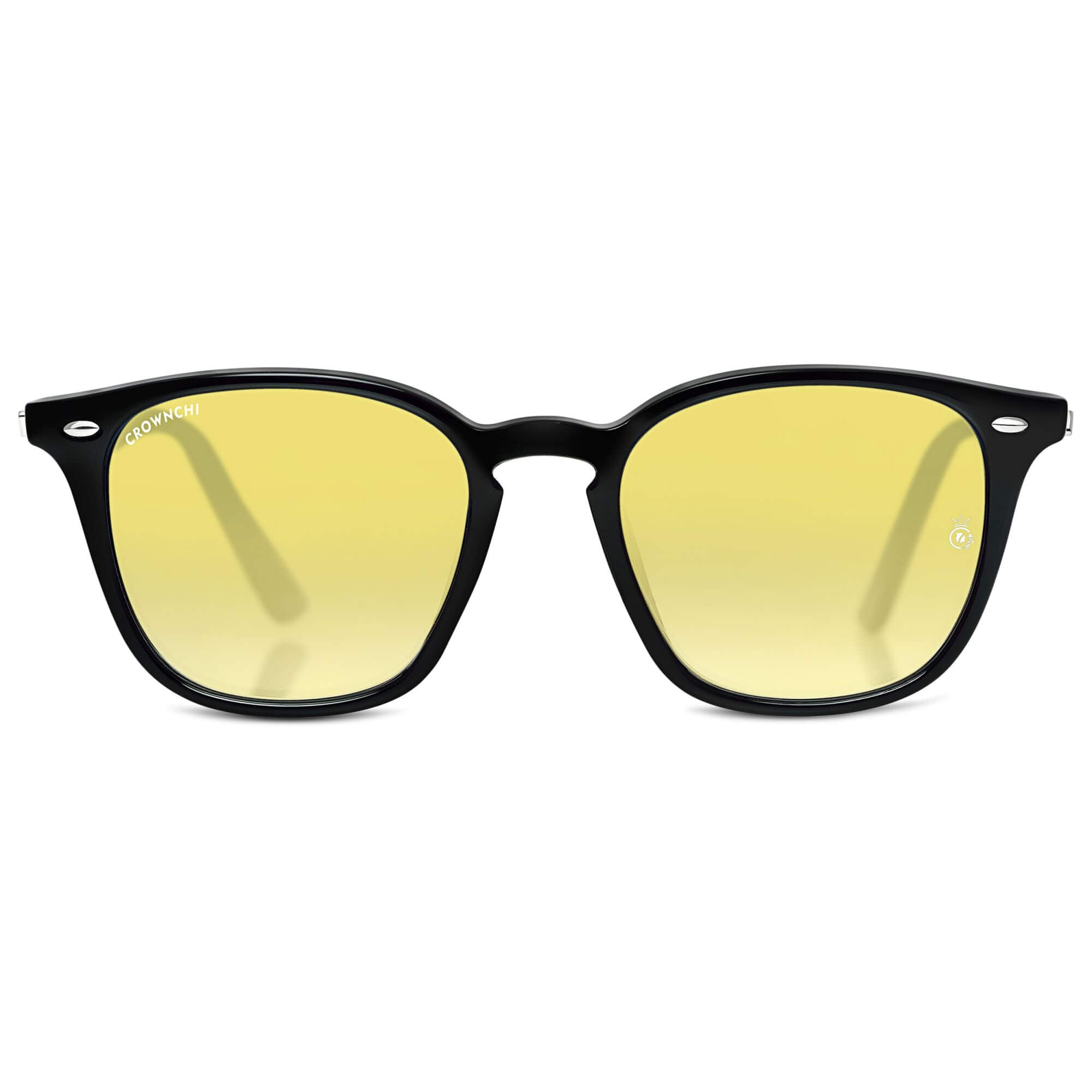 Asgard Black Yellow Square Edition Sunglasses