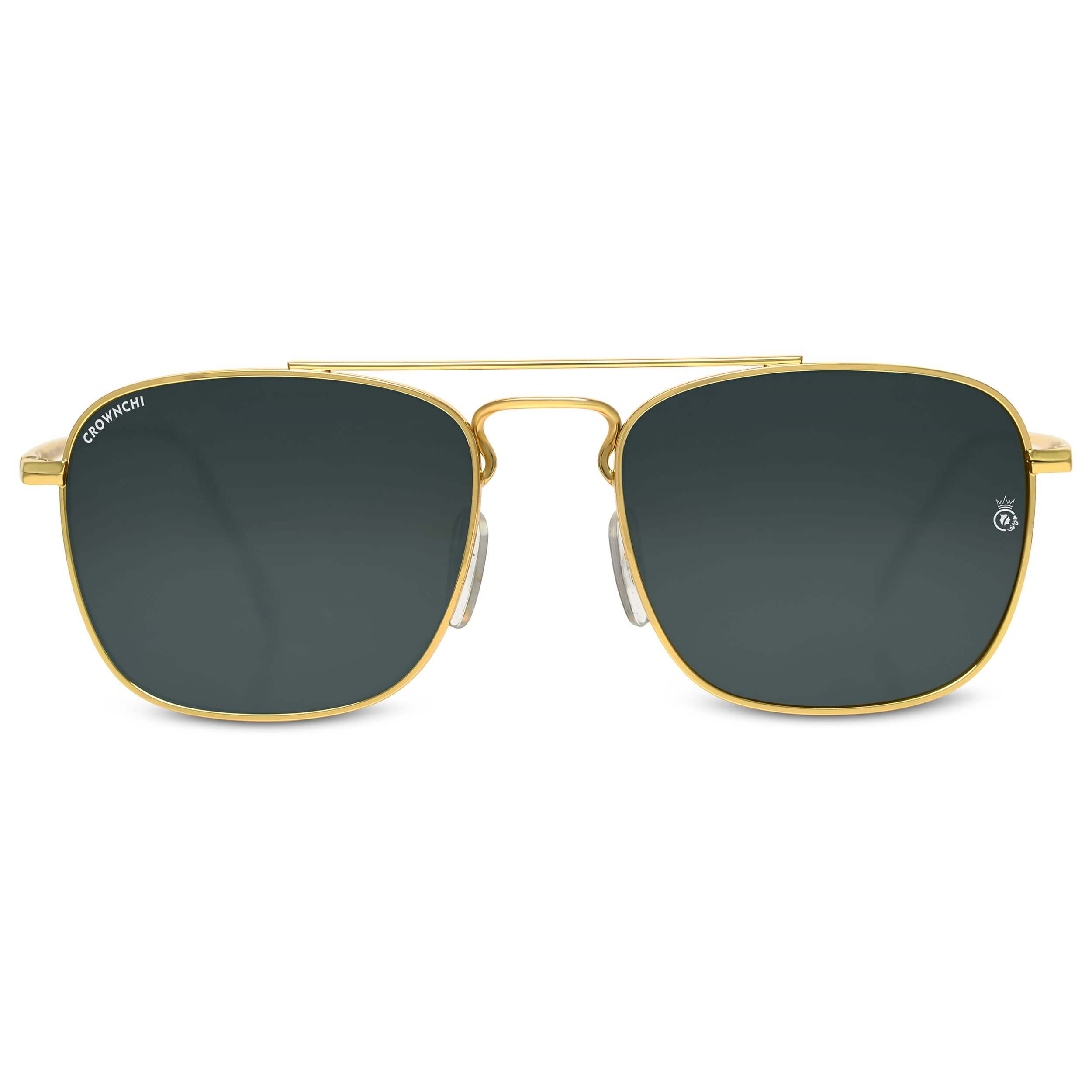 Denver Gold Black Square Edition Sunglasses