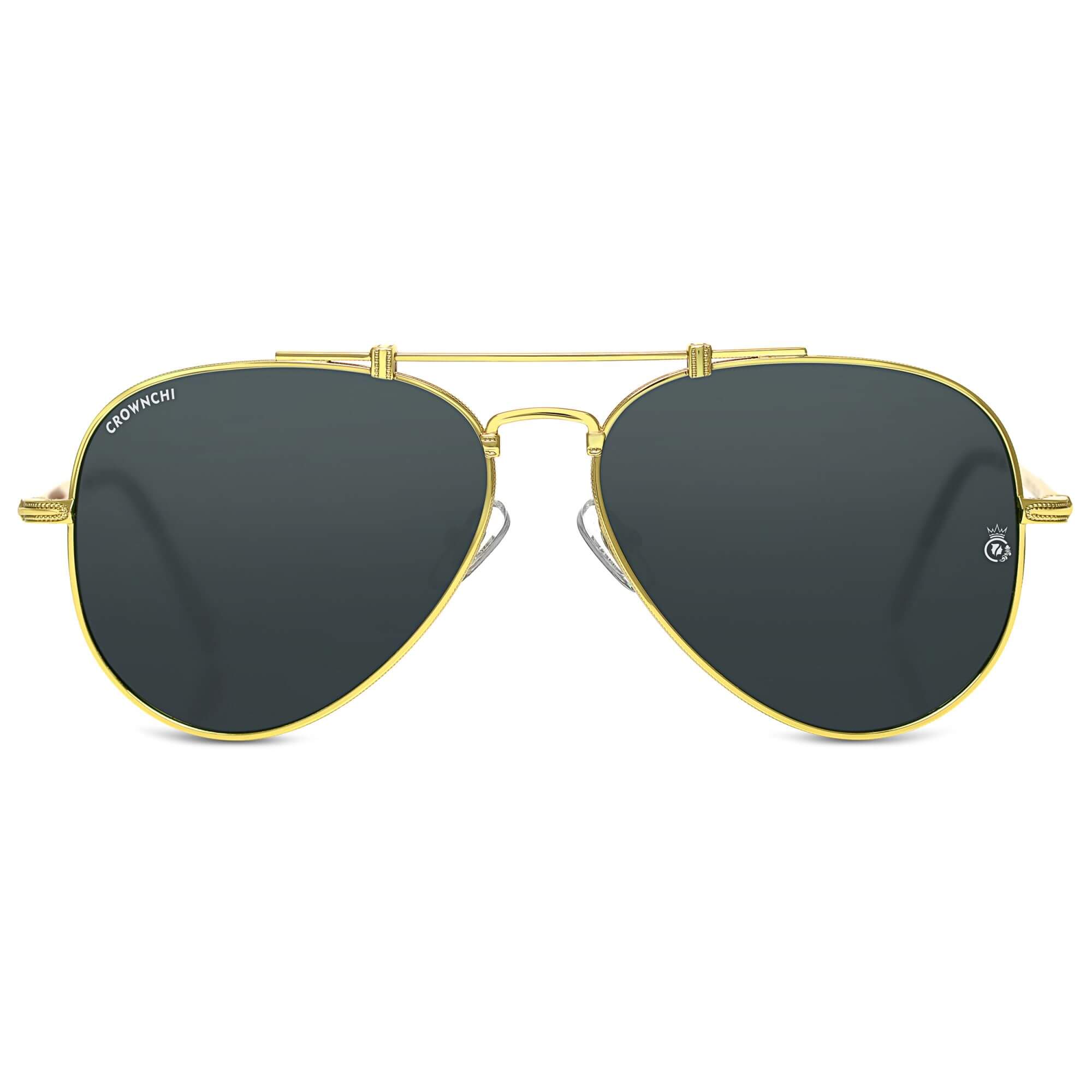 Wingman Gold Black Pilot Edition Sunglasses