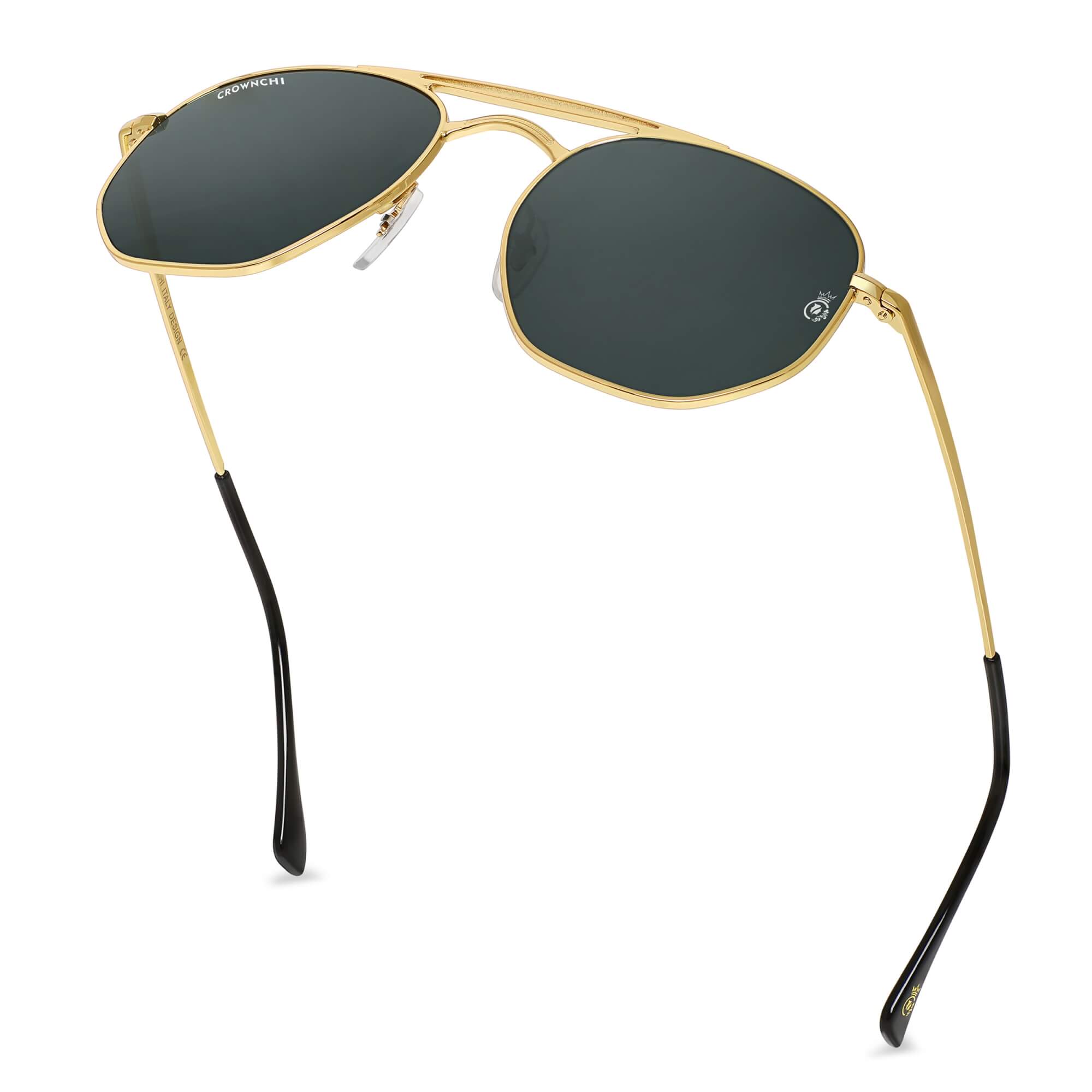 Moscow Gold Black Round Edition Sunglasses