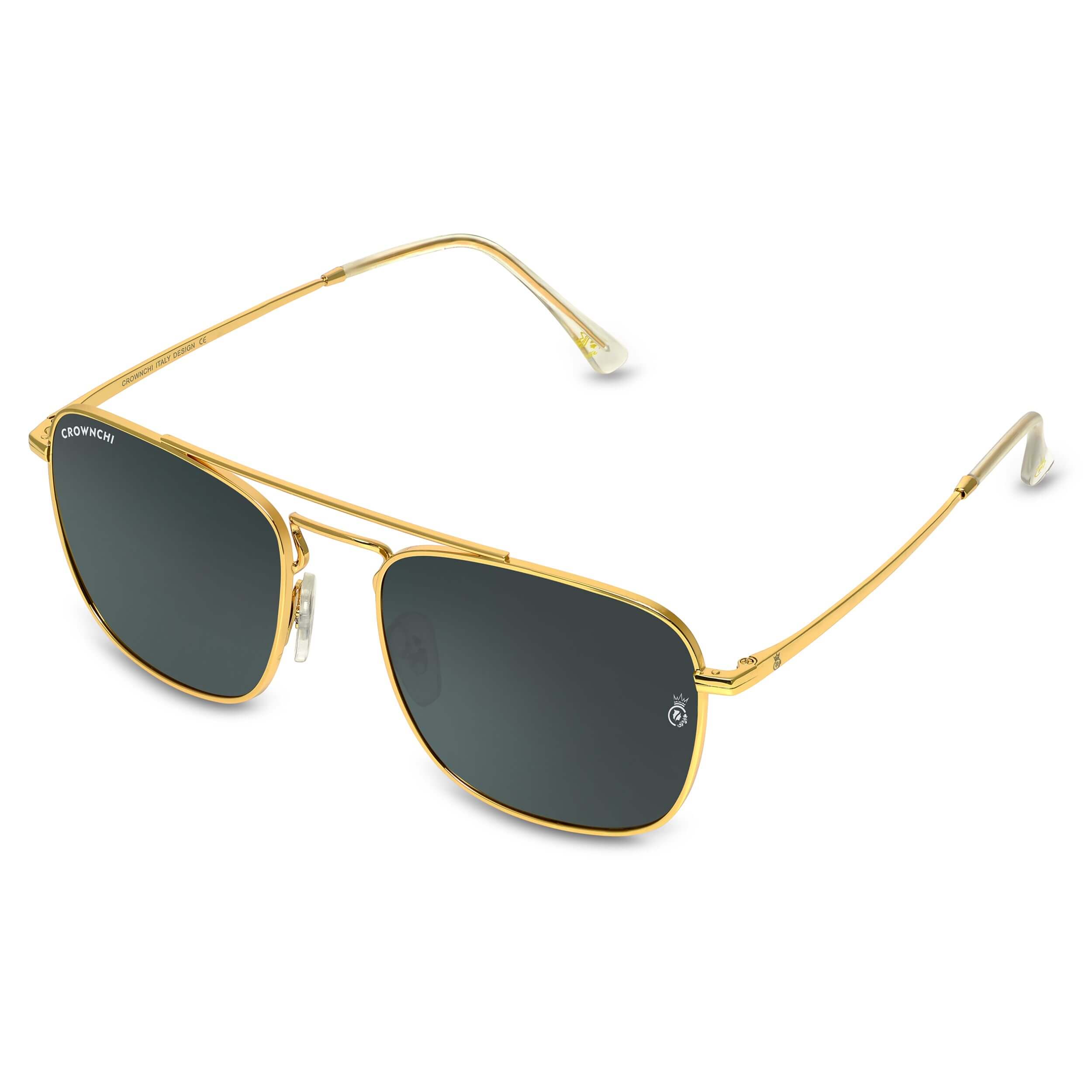 Denver Gold Black Square Edition Sunglasses