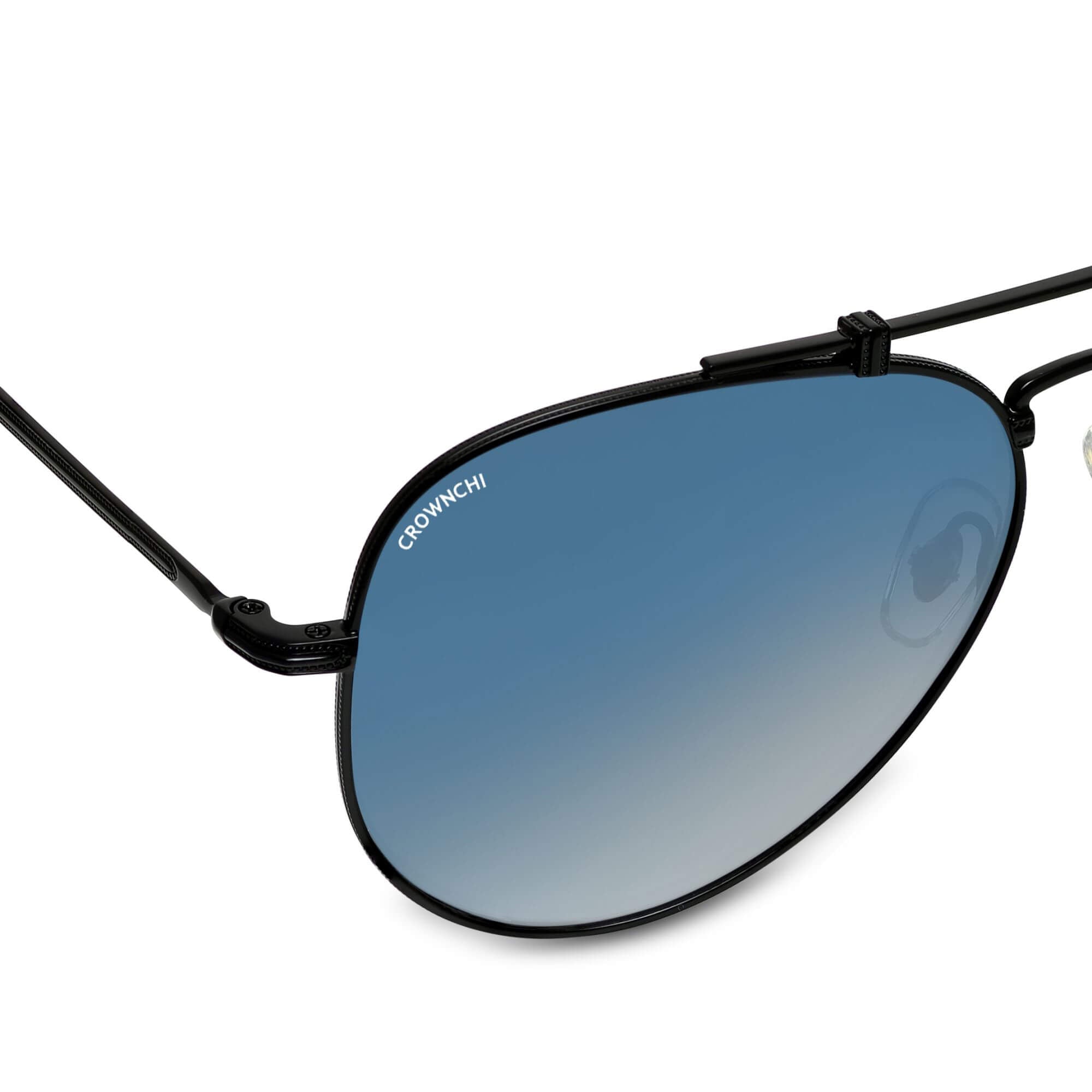 Wingman Black Blue Gradient Pilot Edition Sunglasses