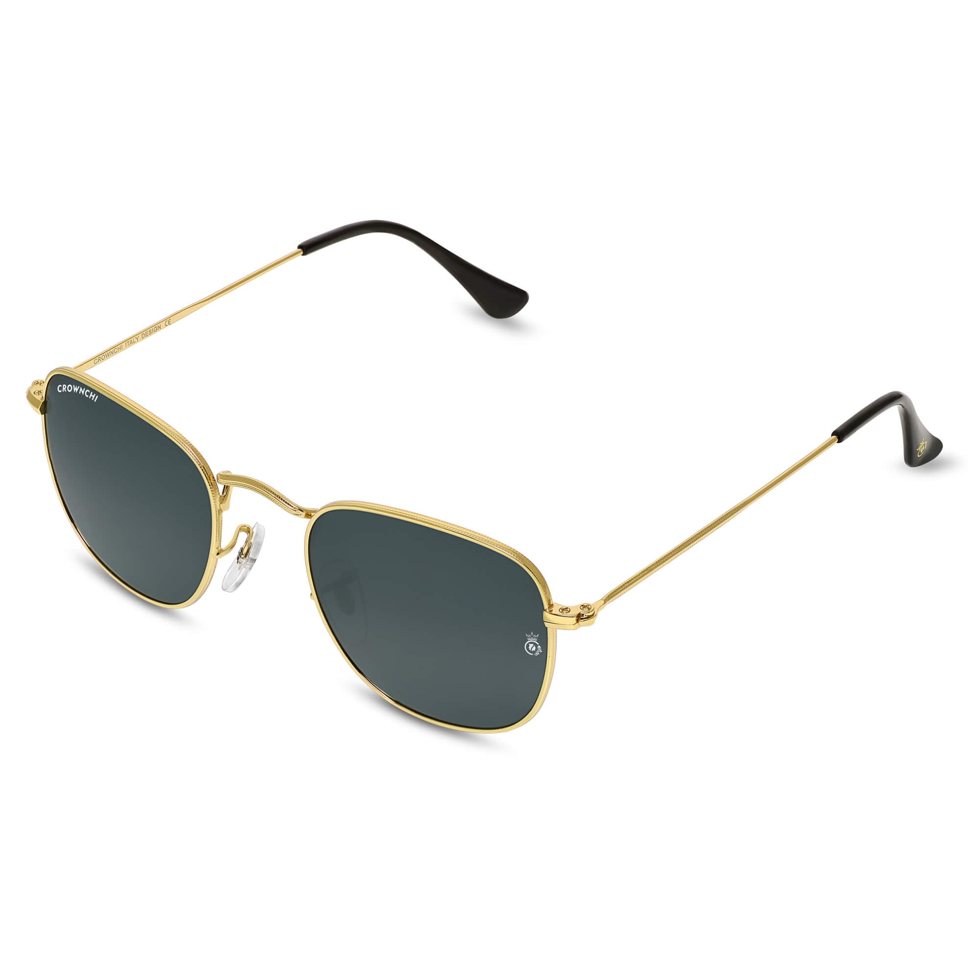 Lucas Gold Black Round Edition Sunglasses