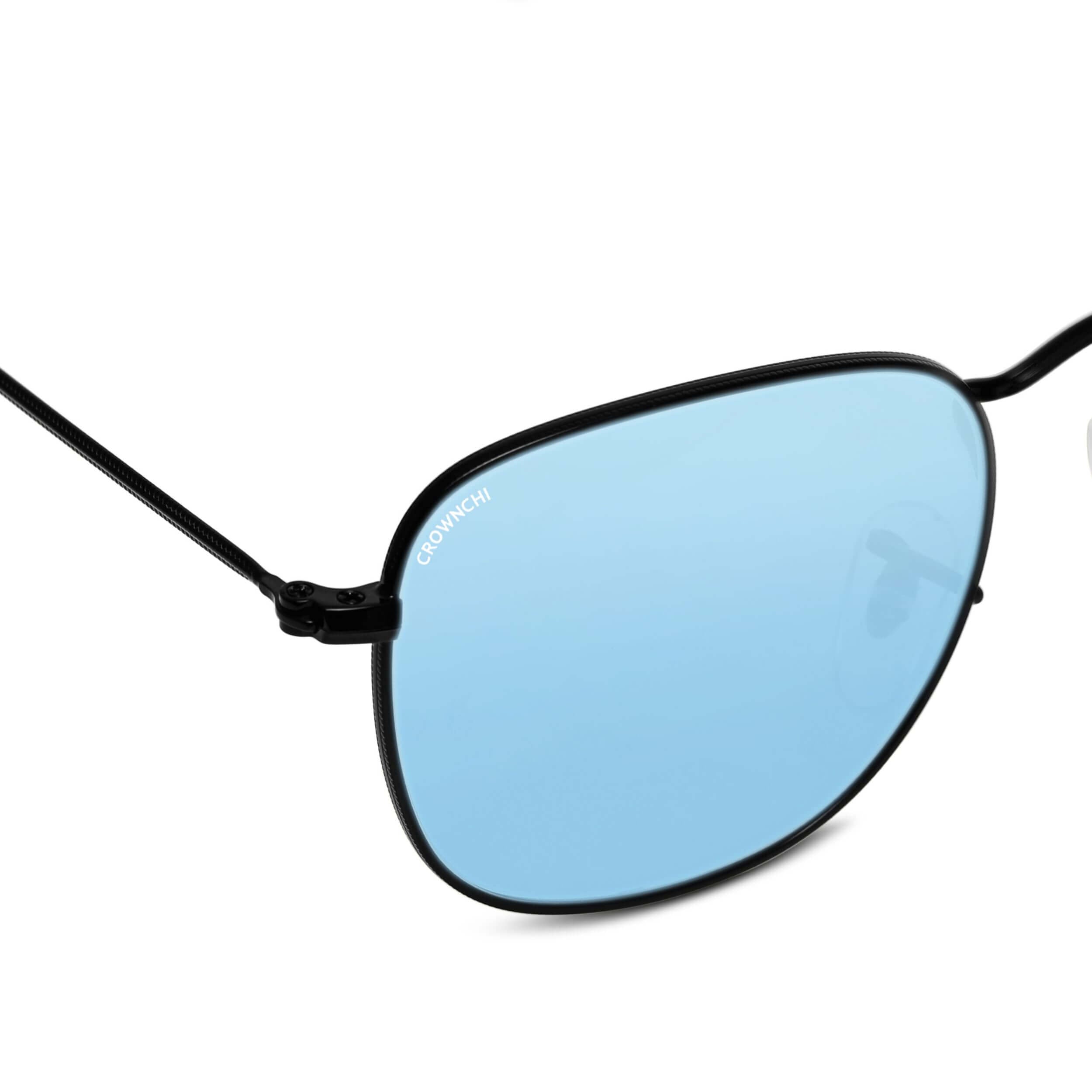 Lucas Black Blue Round Edition Sunglasses