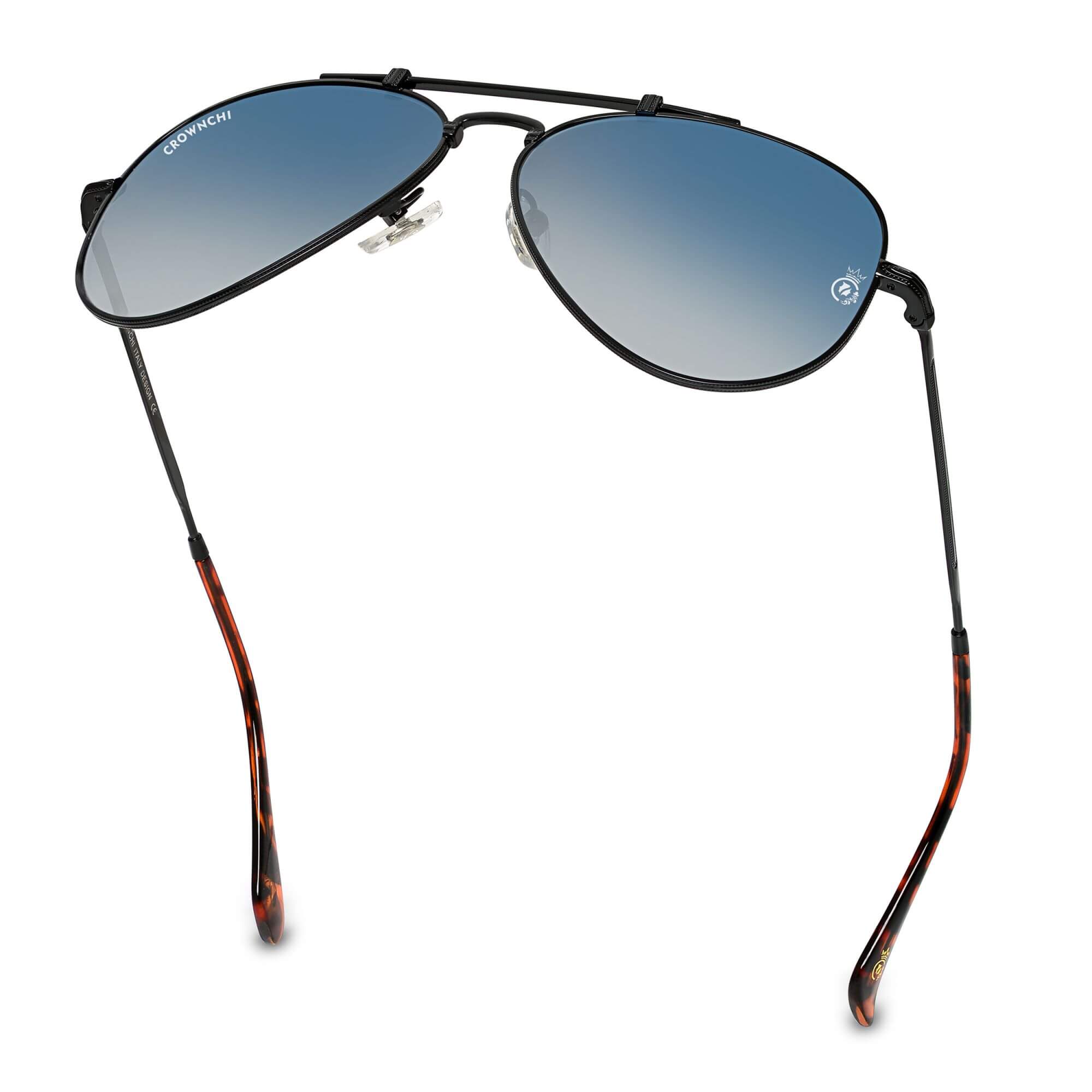 Wingman Black Blue Gradient Pilot Edition Sunglasses