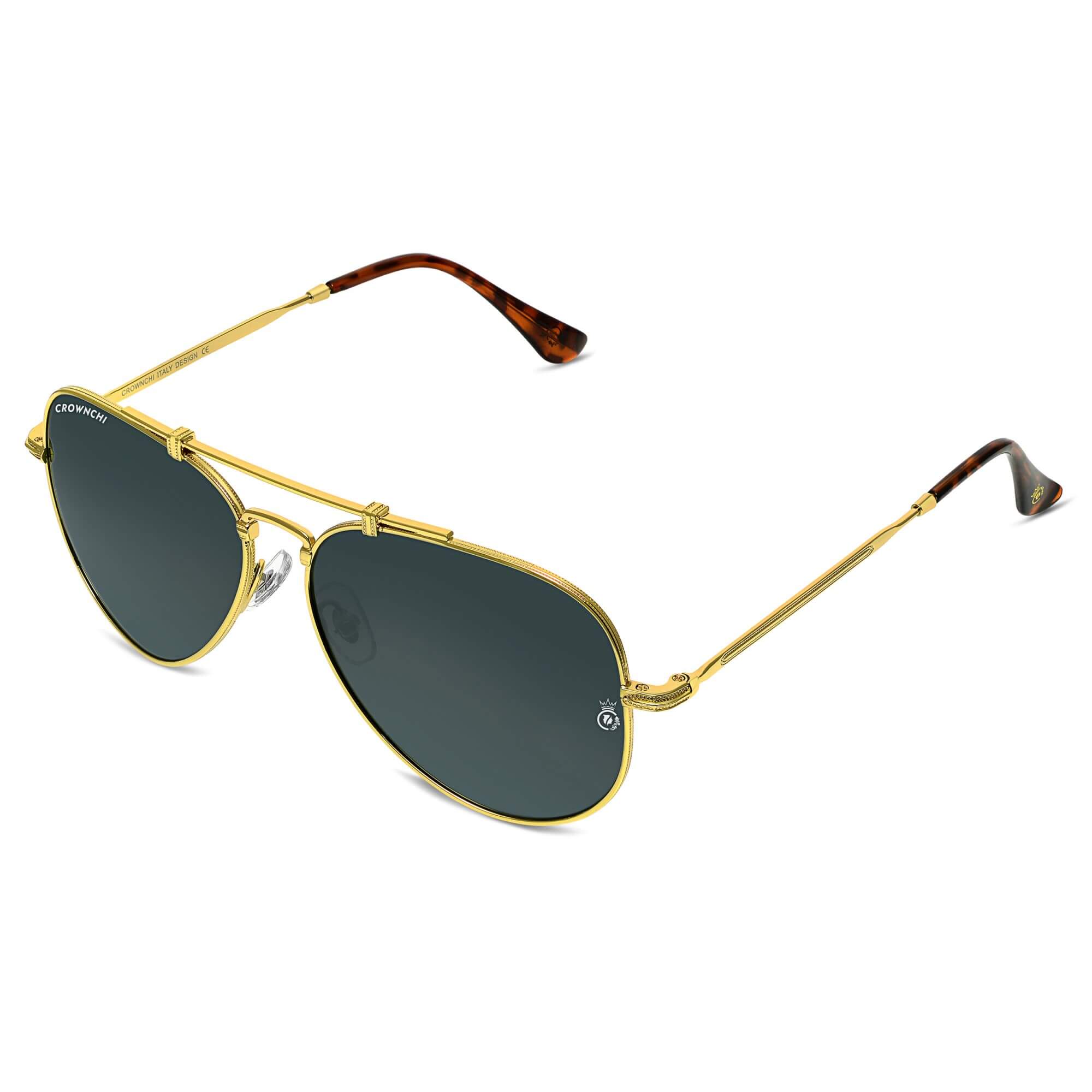 Wingman Gold Black Pilot Edition Sunglasses