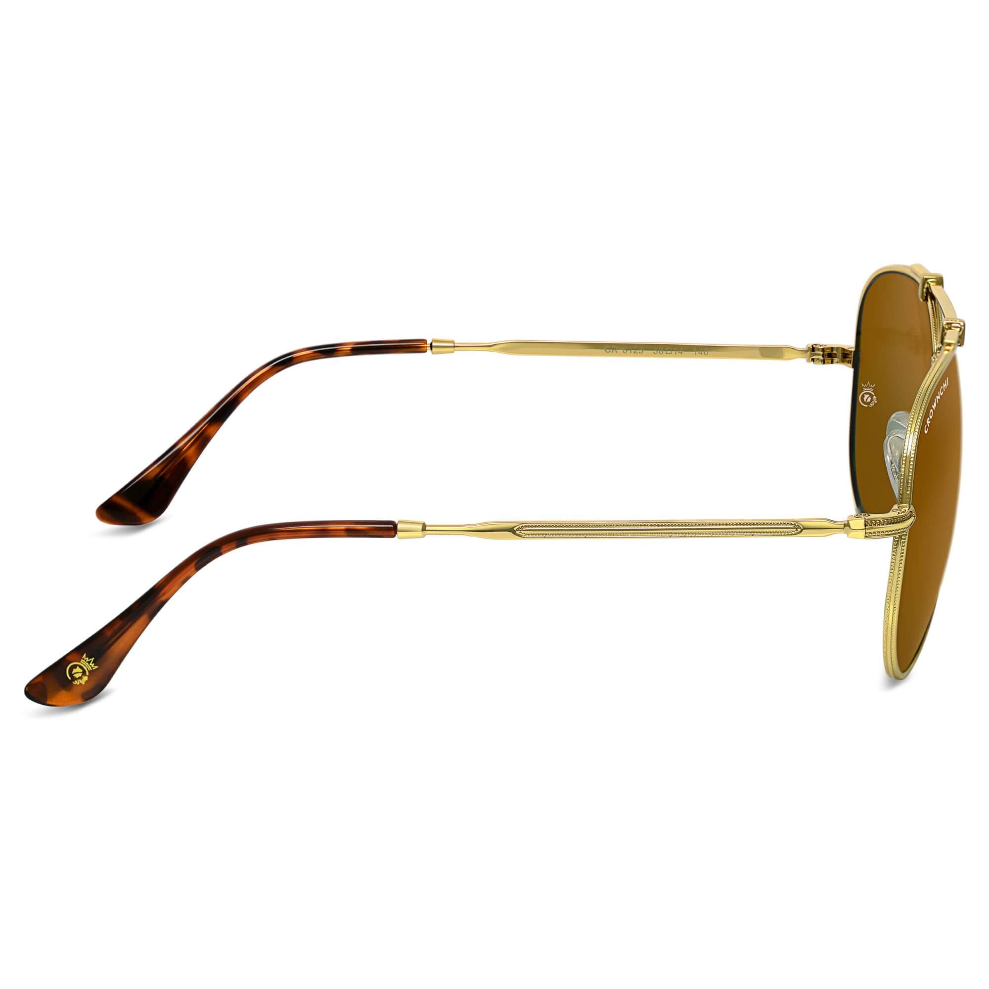 Wingman Gold Brown Pilot Edition Sunglasses