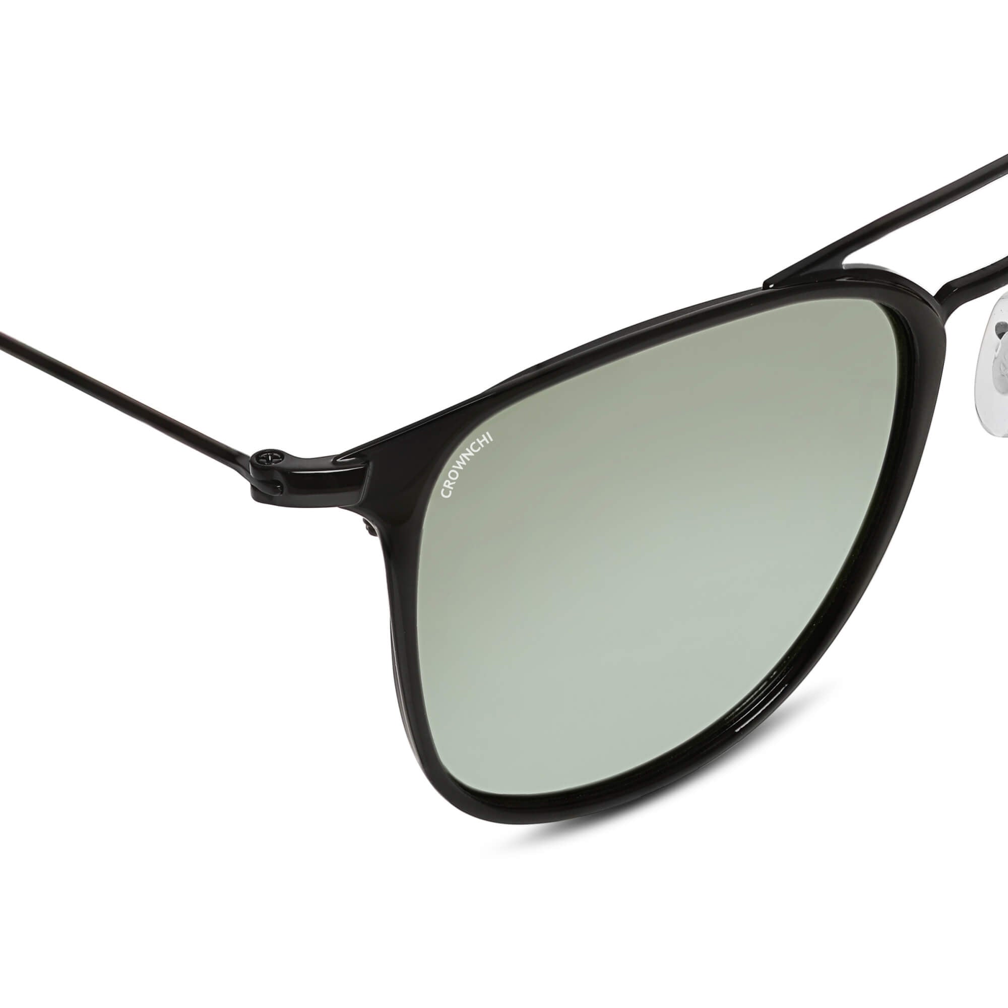 Kepler Black Silver Mirror Square Edition Sunglasses