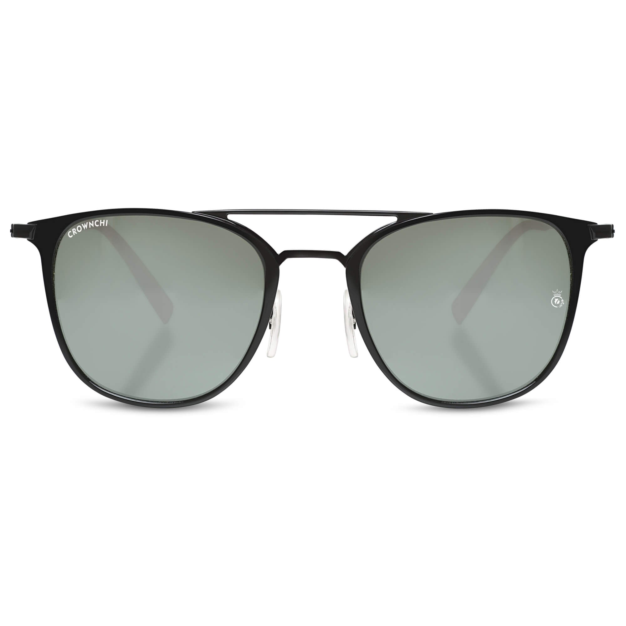 Kepler Black Silver Mirror Square Edition Sunglasses