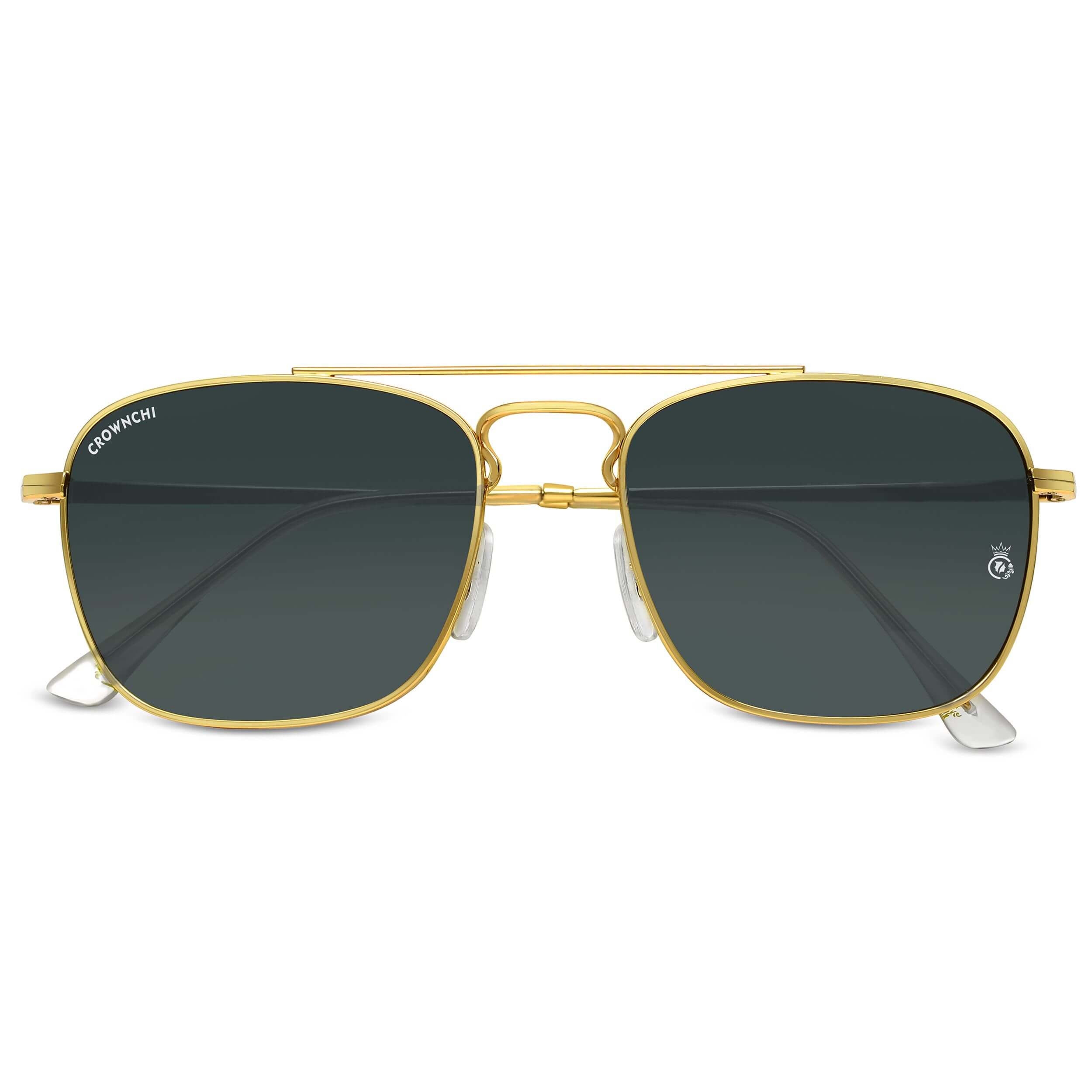 Denver Gold Black Square Edition Sunglasses