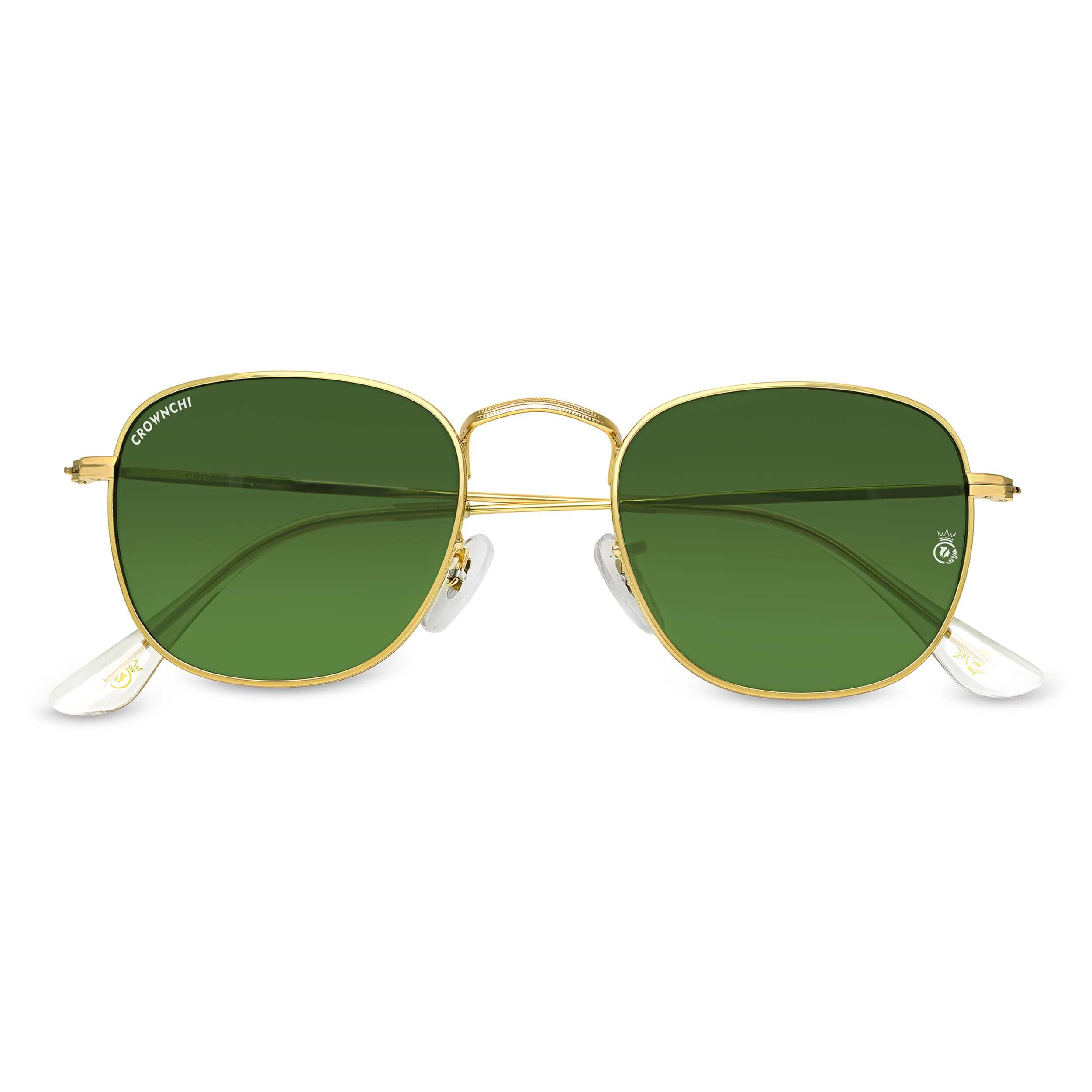 Lucas Gold Green Round Edition Sunglasses