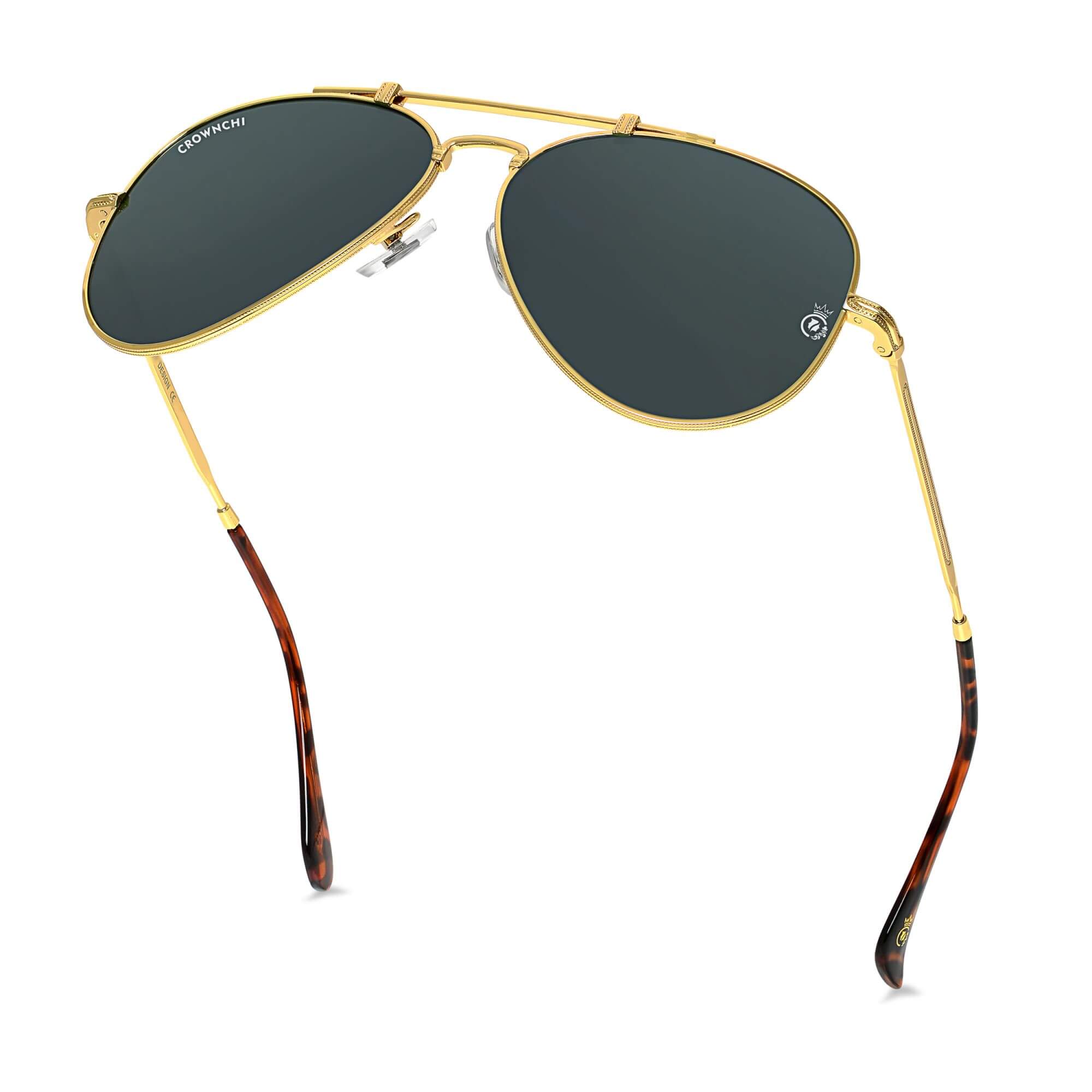 Wingman Gold Black Pilot Edition Sunglasses