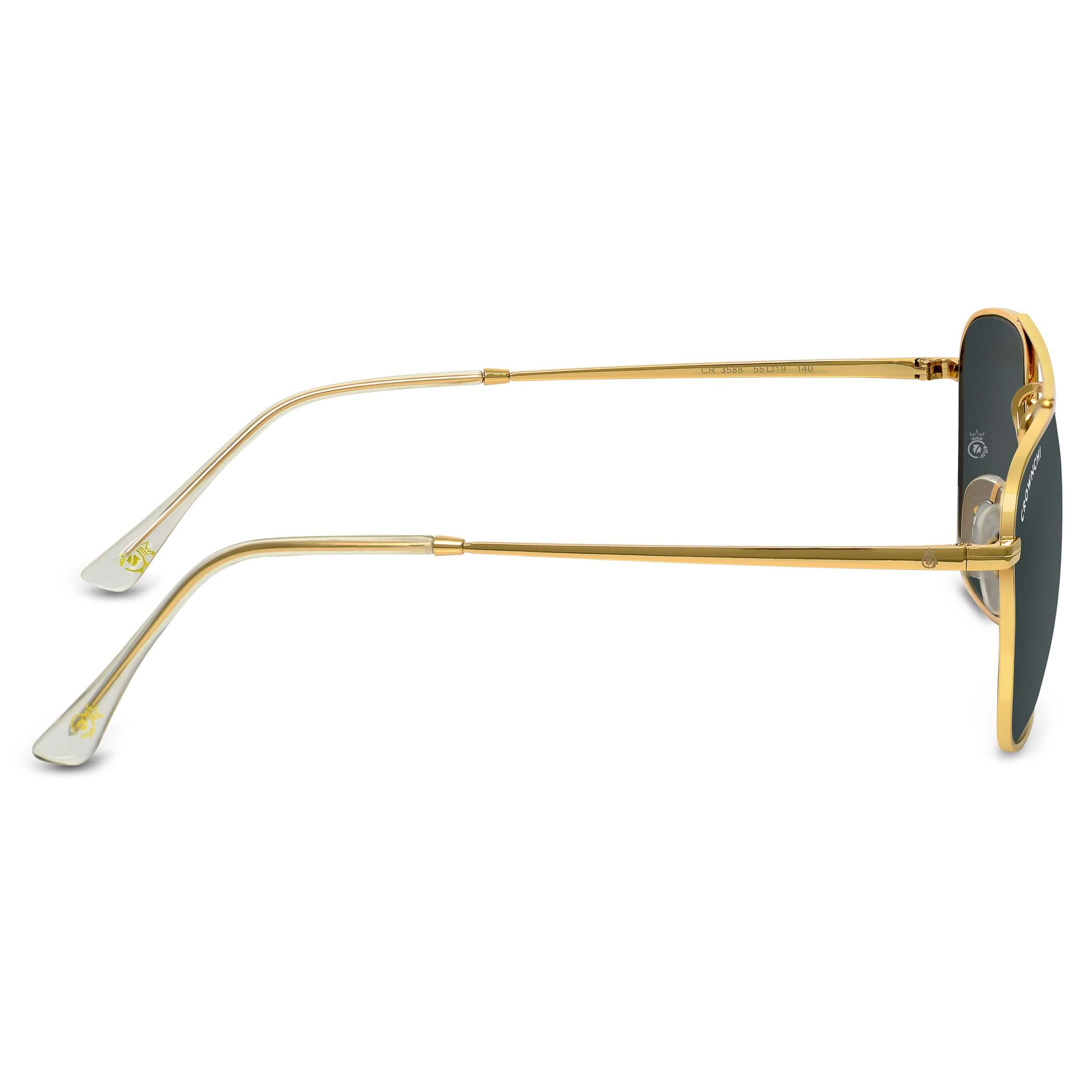 Denver Gold Black Square Edition Sunglasses