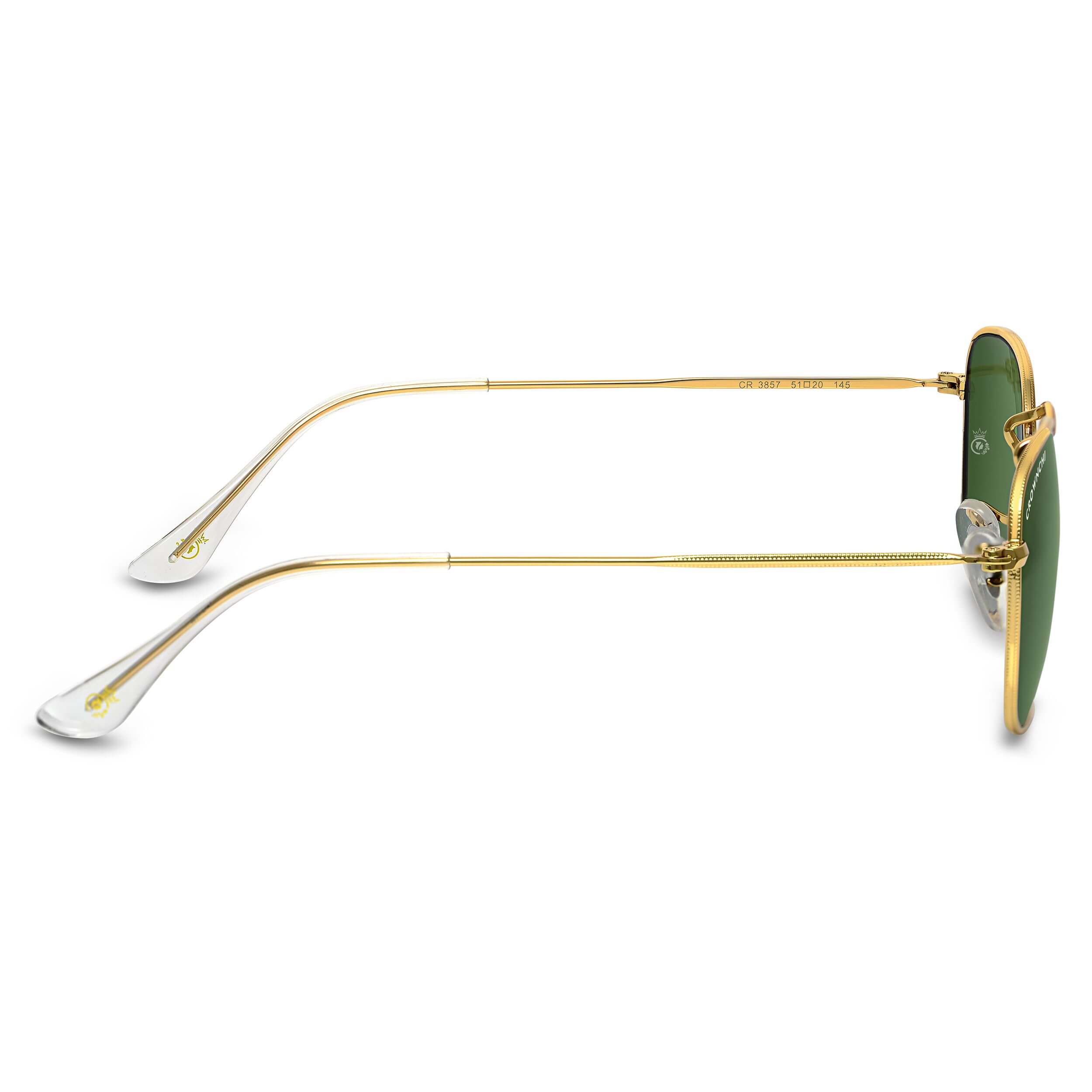 Lucas Gold Green Round Edition Sunglasses