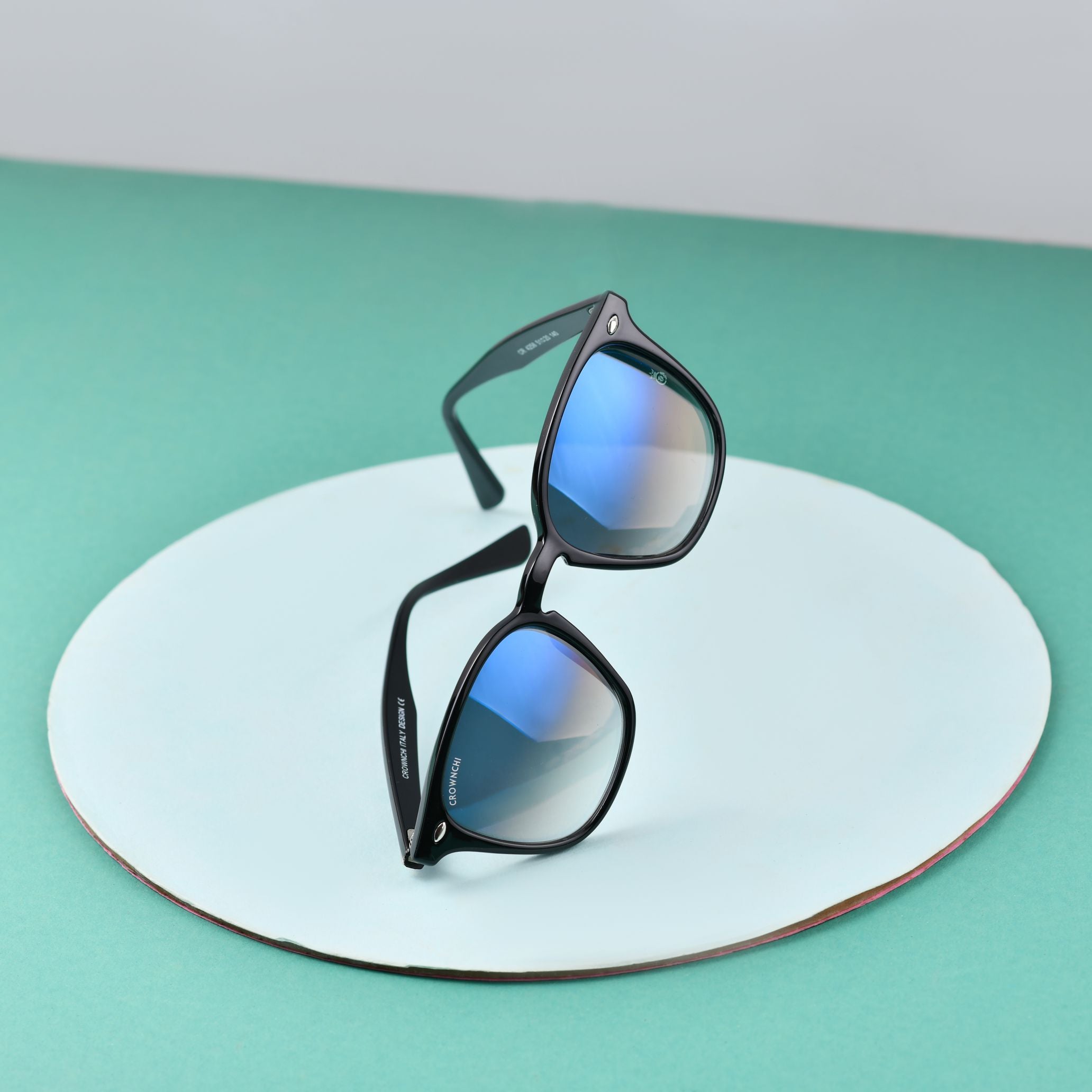Asgard Black Blue Gradient Square Edition Sunglasses
