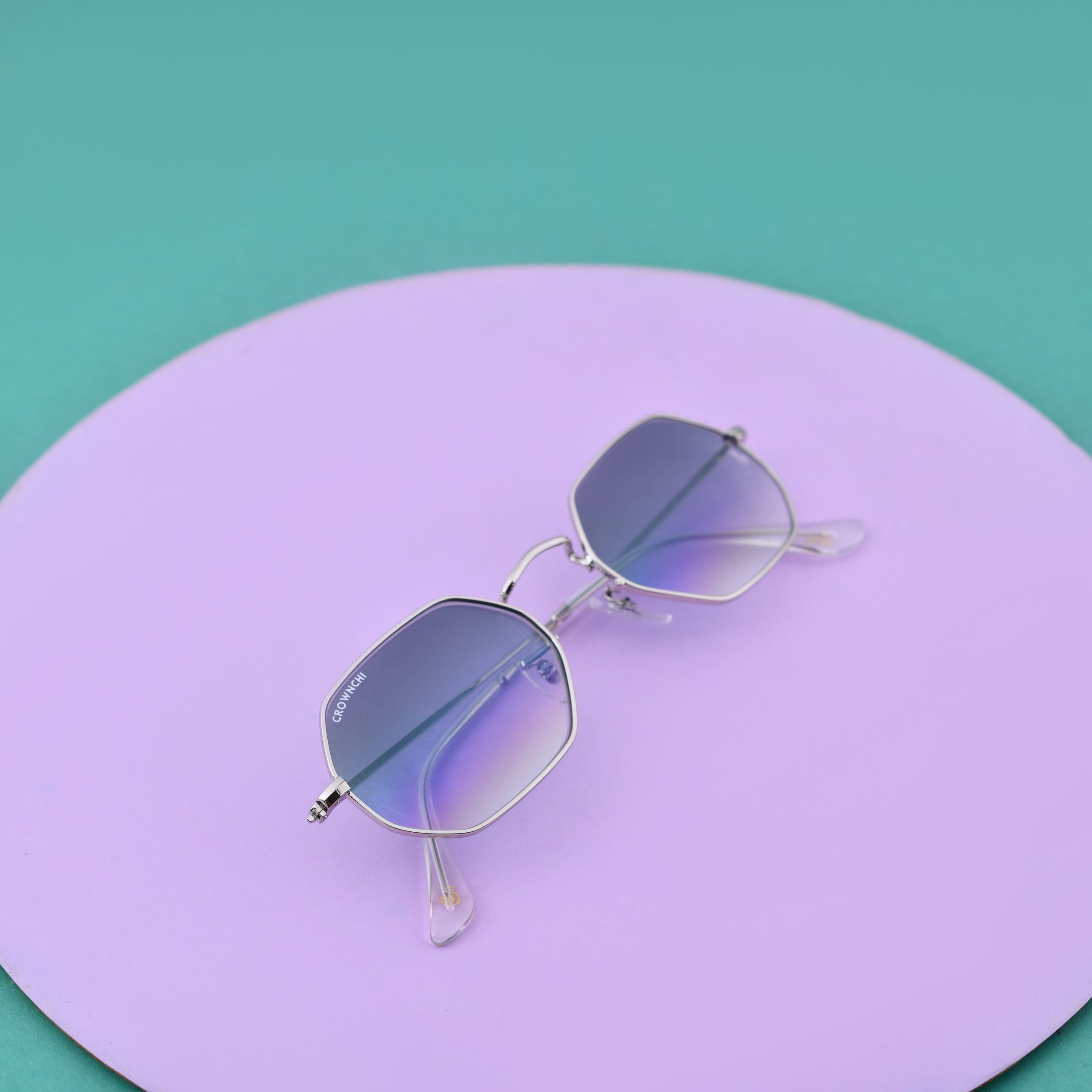 Marcus Silver Black Gradient Rectangle Edition Sunglasses