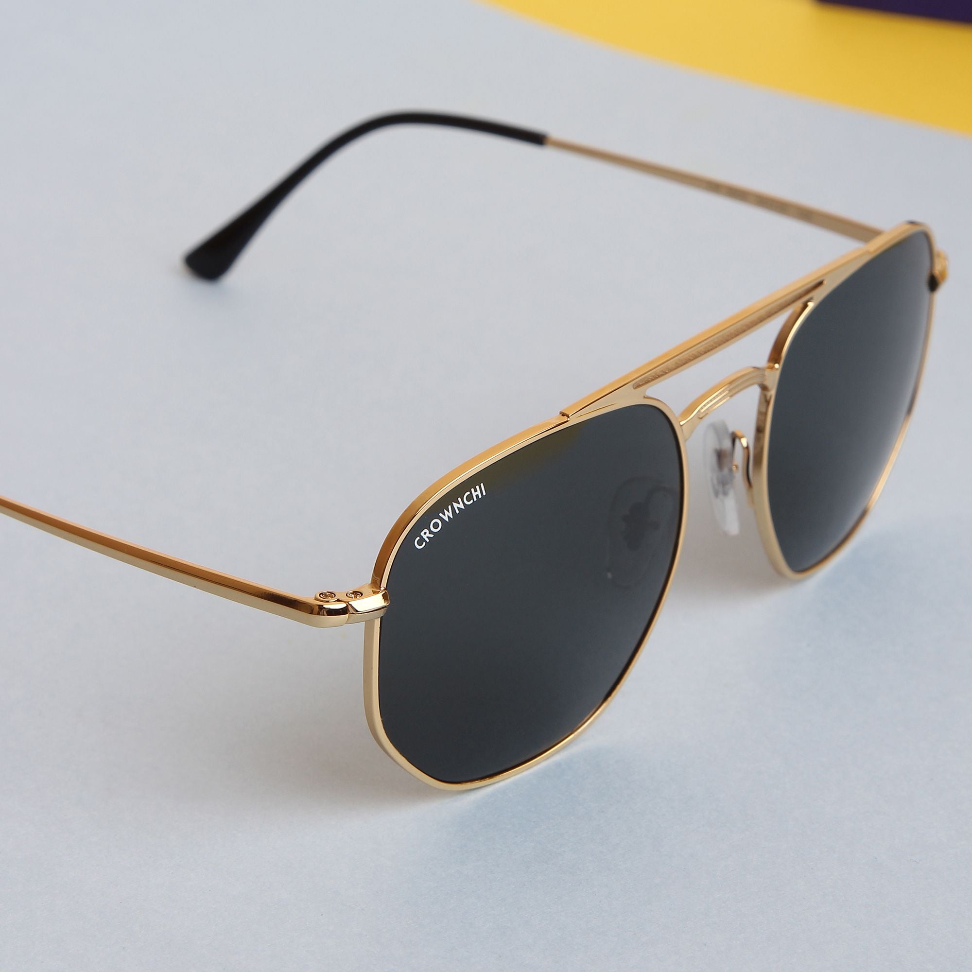 Moscow Gold Black Round Edition Sunglasses