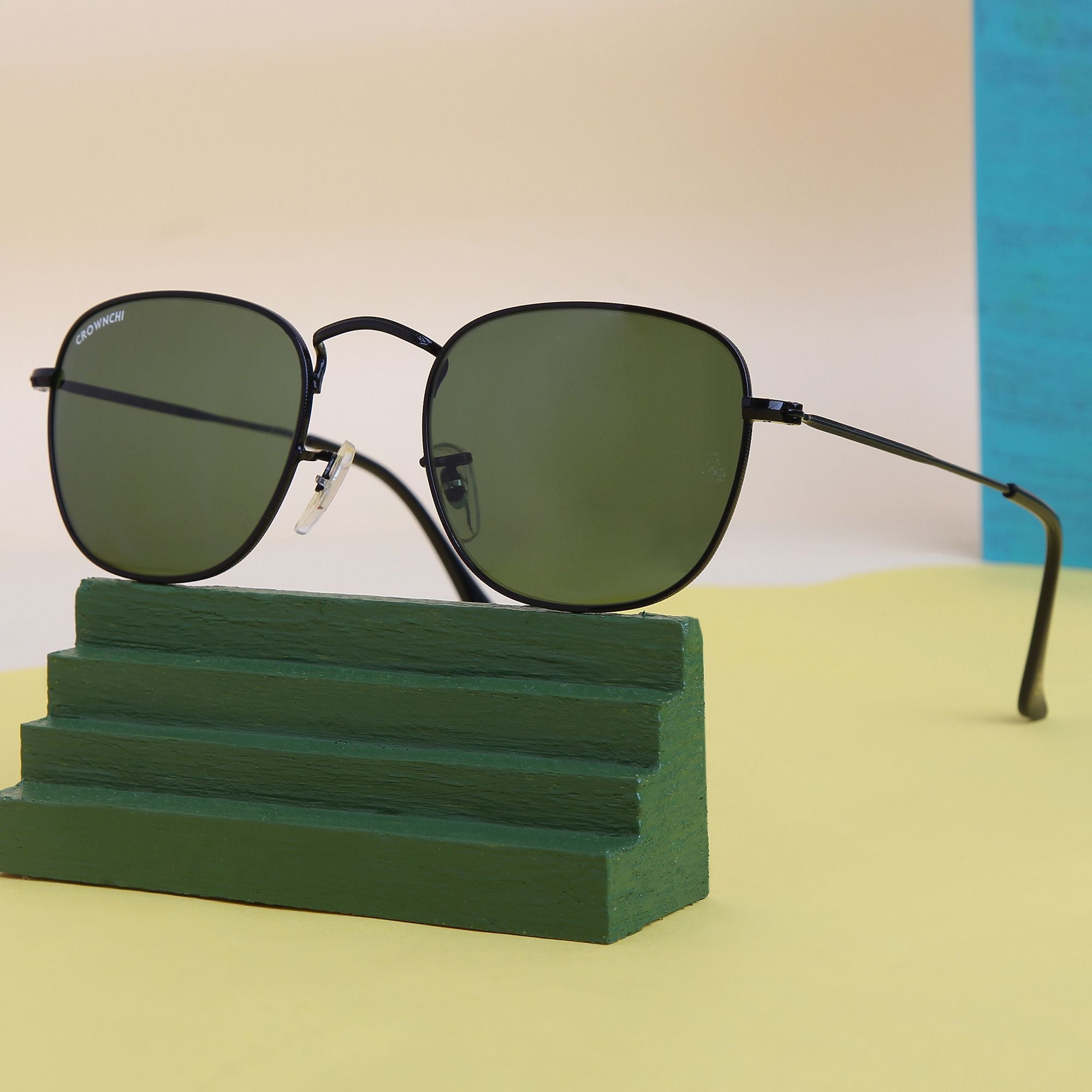 Lucas Black Green Round Edition Sunglasses
